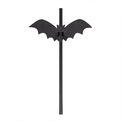 BAT HALLOWEEN PAPER STRAWS