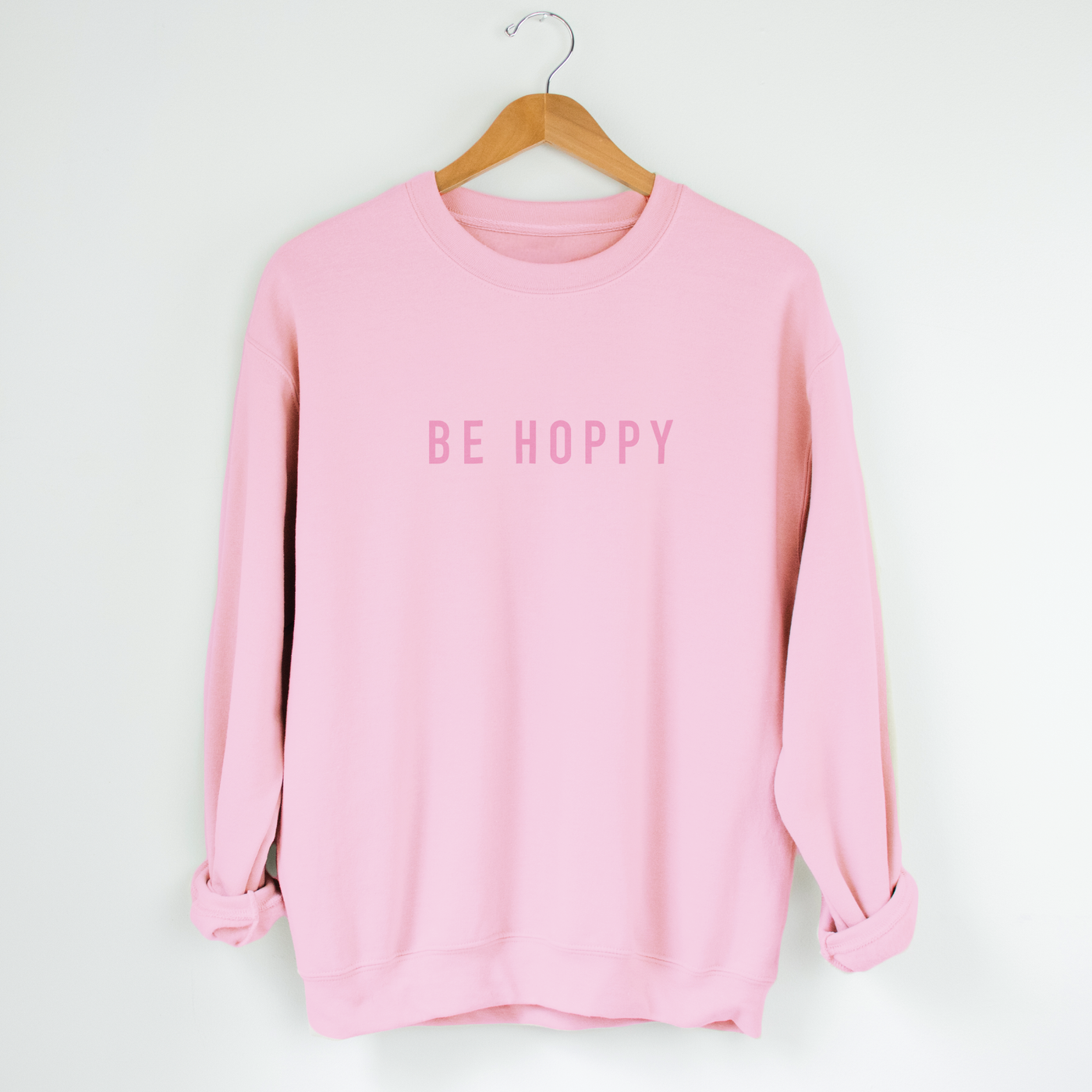 Be Hoppy Pink Sweatshirt