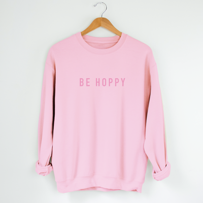 Be Hoppy Pink Sweatshirt