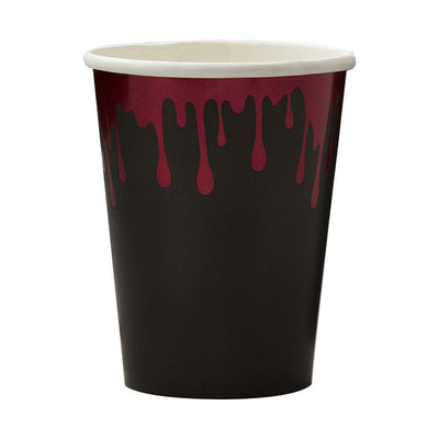 BLOOD DRIP PAPER HALLOWEEN CUPS