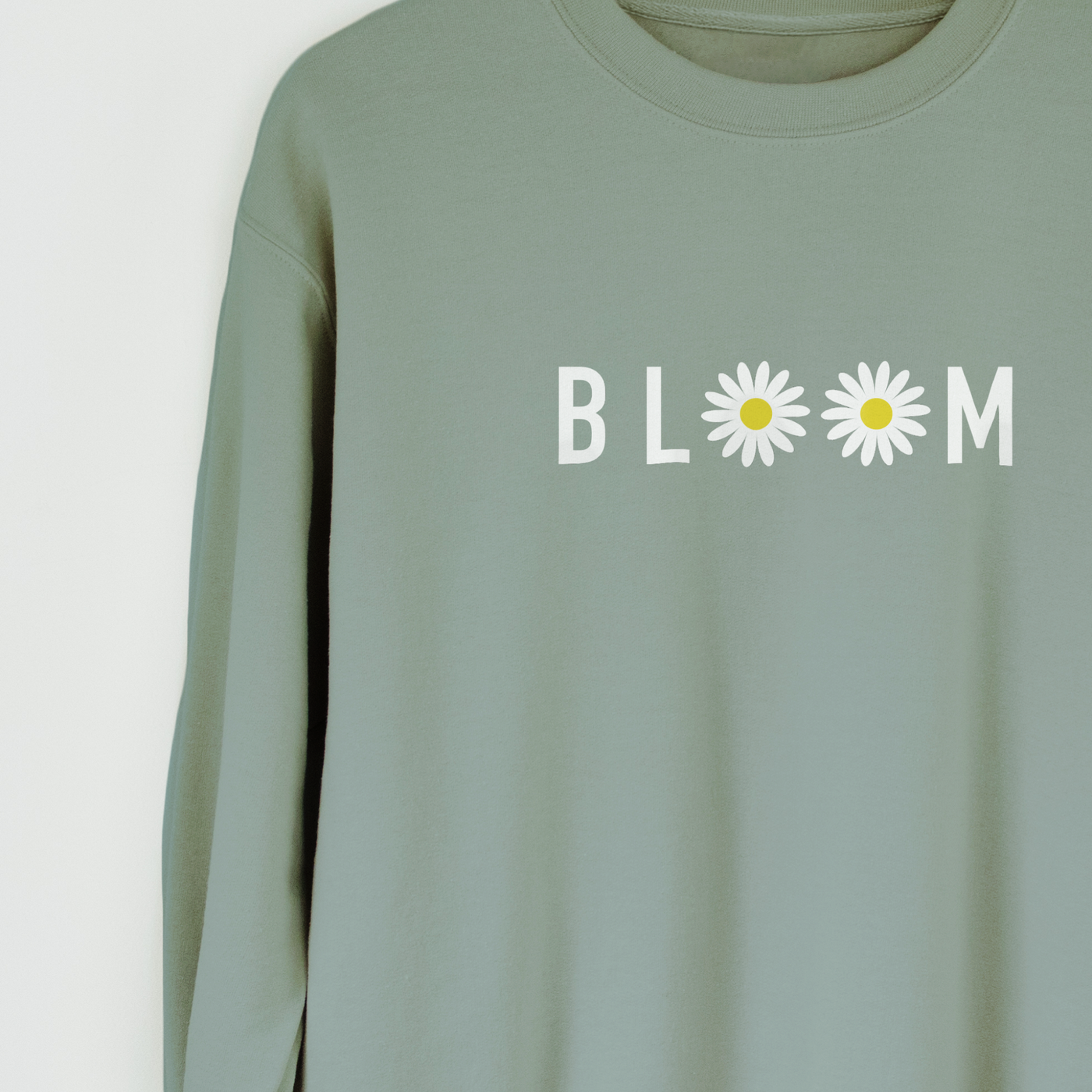 Dusty Green Bloom Sweatshirt