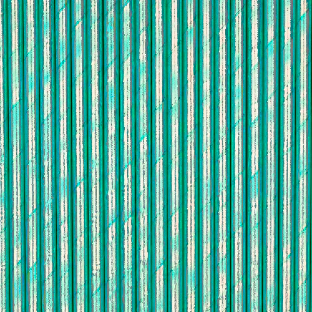 Bubble Mint Paper Straws - Ralph and Luna Party Shop