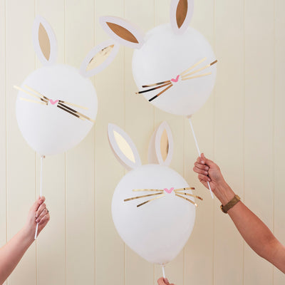 DIY Easter Bunny Balloons