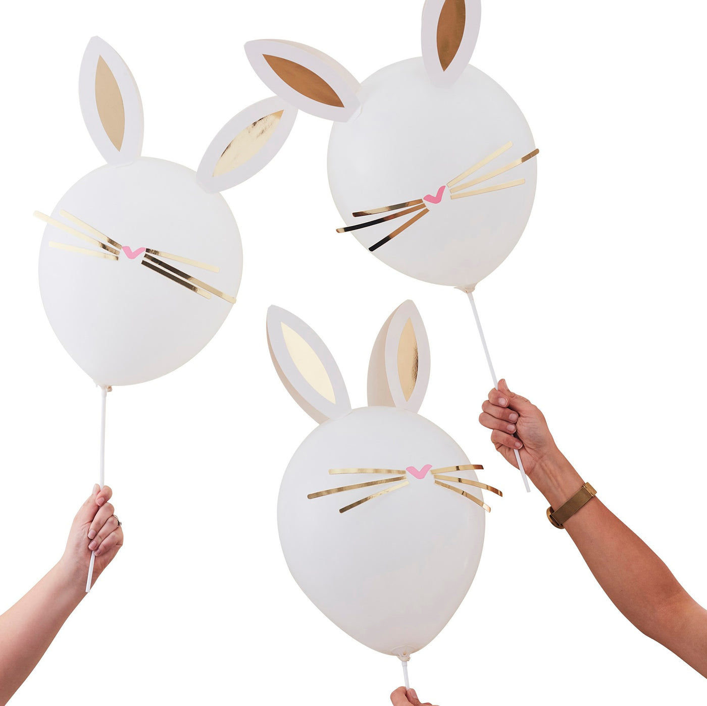 DIY Easter Bunny Balloons