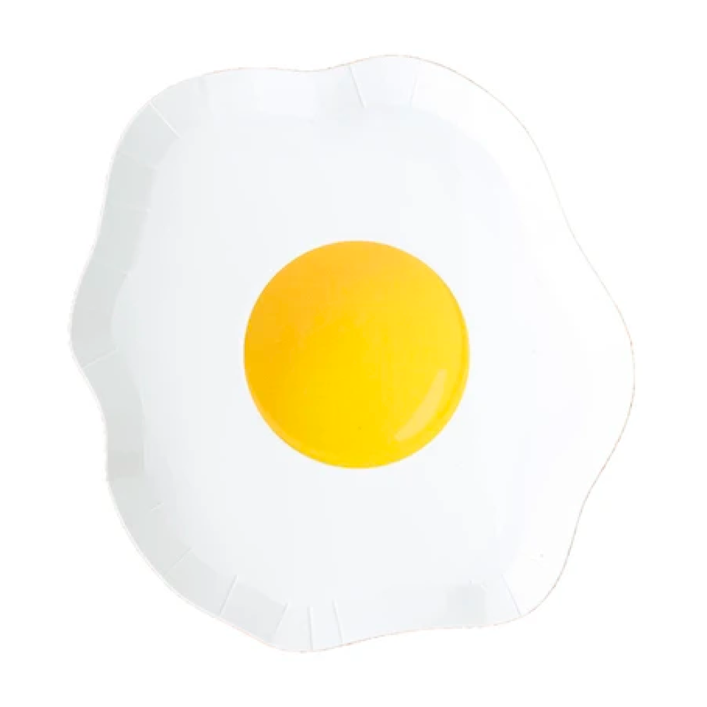 Yolks on You Dinner Plate - Ralph and Luna Party Shop