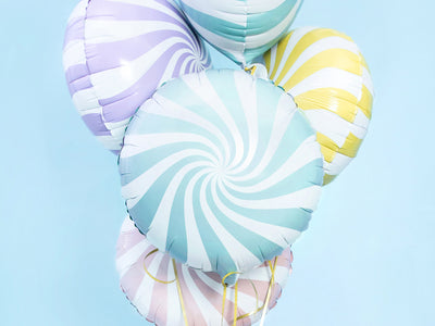 Blue Candy Foil Balloon - Ralph and Luna Party Shop