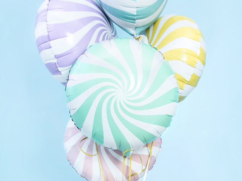 Mint Candy Foil Balloon - Ralph and Luna Party Shop