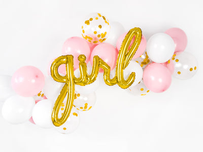 Girl Gold Foil Balloon - Ralph and Luna Party Shop
