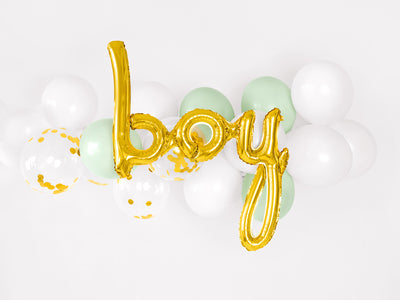 Boy Gold Foil Balloon - Ralph and Luna Party Shop