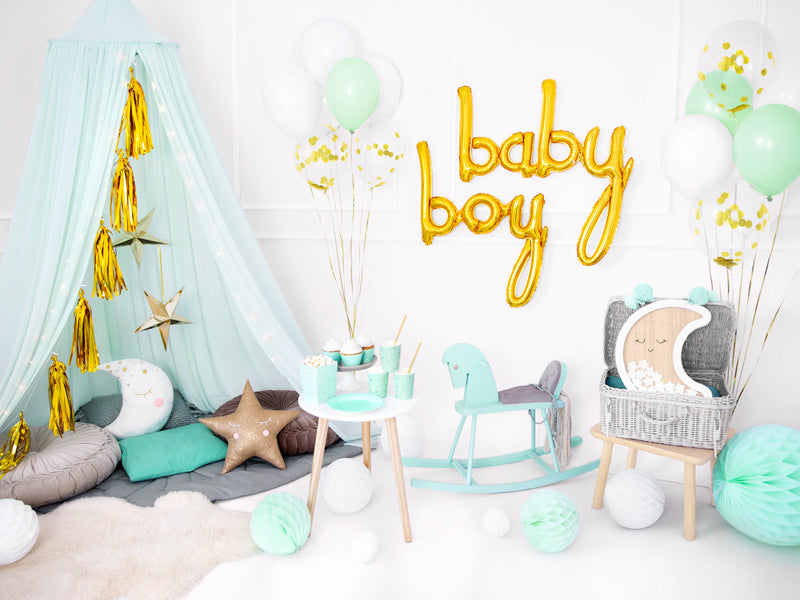 Boy Gold Foil Balloon - Ralph and Luna Party Shop