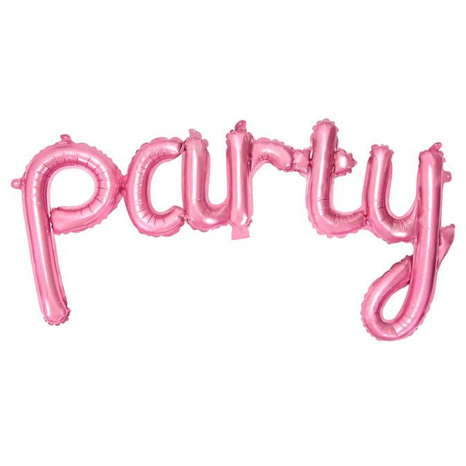 Party Pink Foil Balloon - Ralph and Luna Party Shop