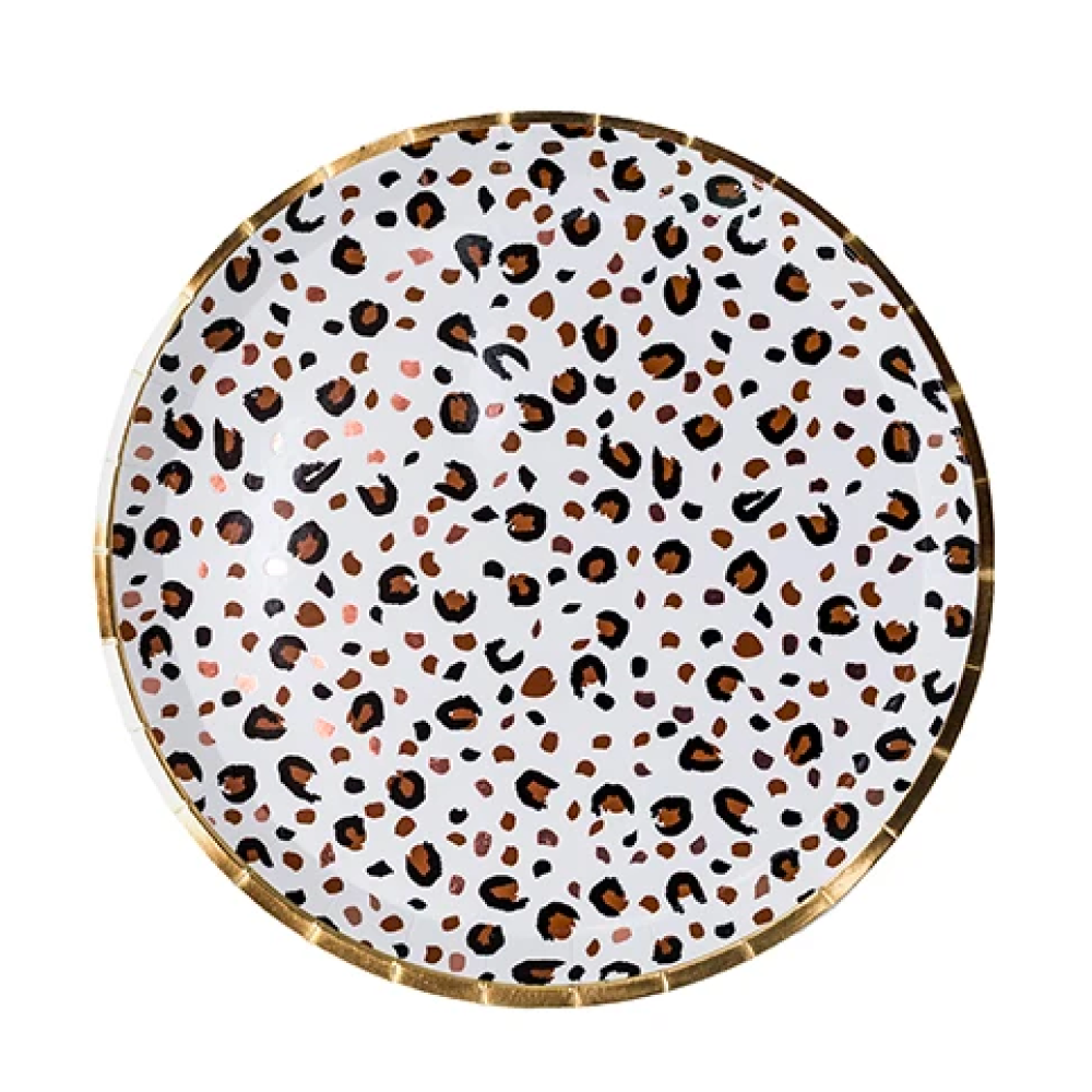 Femme Leopard Dinner Plate - Ralph and Luna Party Shop