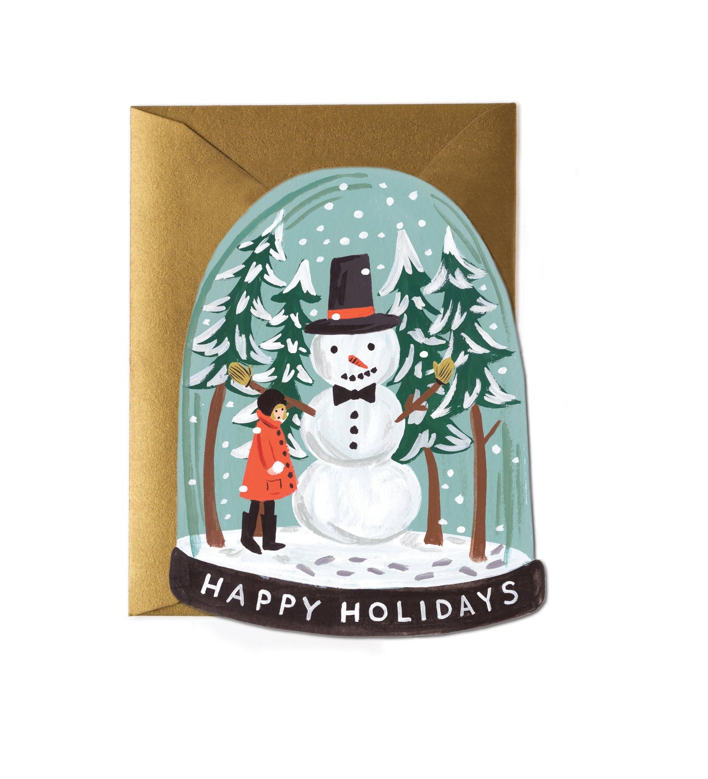 Rifle Paper Co. Snow Globe Christmas Card