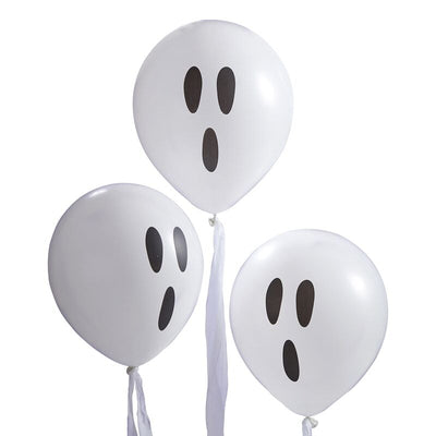 GHOST HALLOWEEN STREAMER BALLOONS