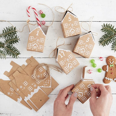 GINGERBREAD HOUSE MAKE YOUR OWN ADVENT CALENDAR