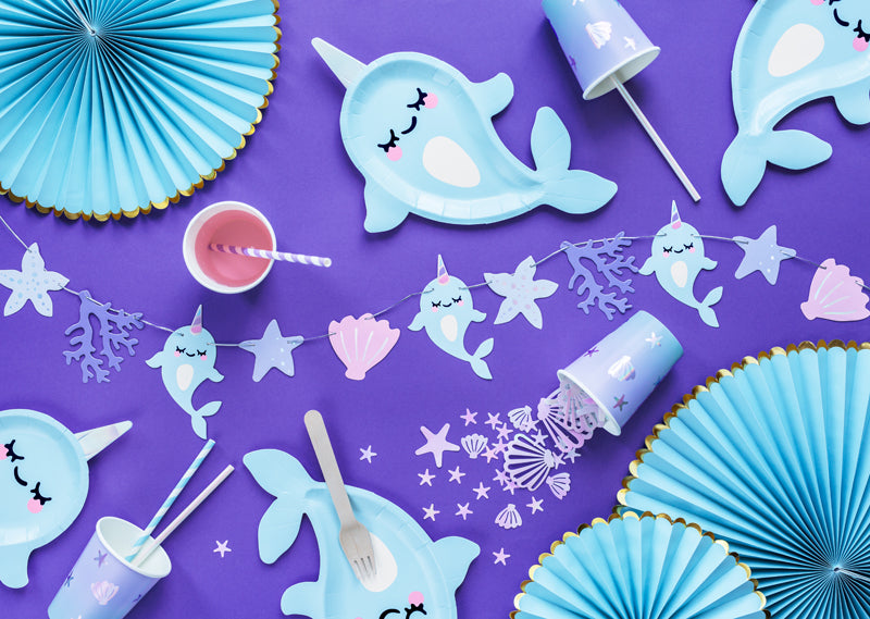 Narwhal Garland - Ralph and Luna Party Shop