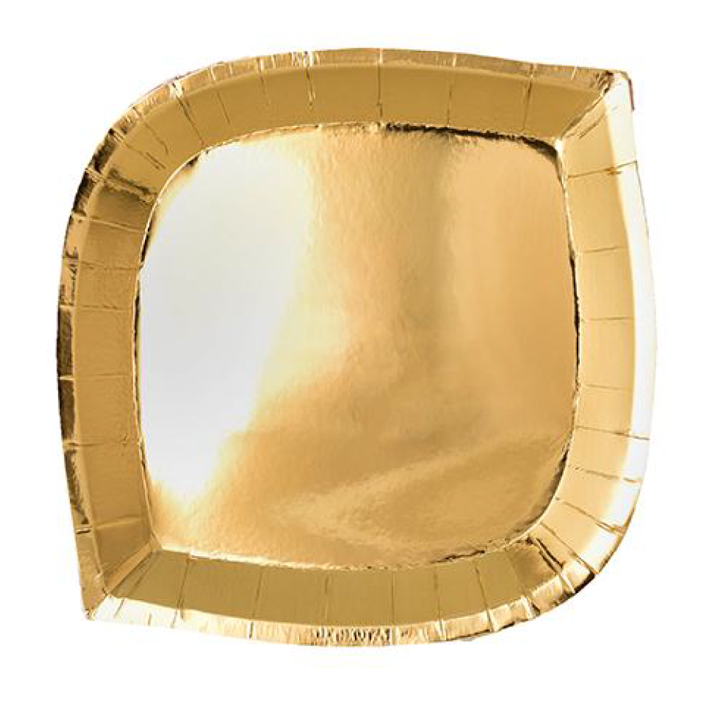 Gold Dinner Plate - Ralph and Luna Party Shop