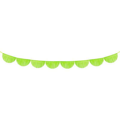 Green Apple Scallopped Fringe Garland - Ralph and Luna Party Shop