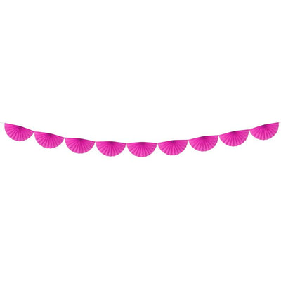 Pink Fan Garland - Ralph and Luna Party Shop