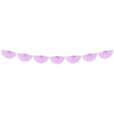 Lavendar Fan Garland - Ralph and Luna Party Shop