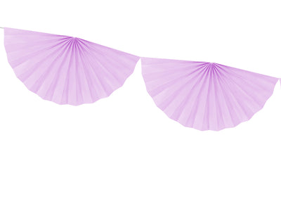 Lavendar Fan Garland - Ralph and Luna Party Shop