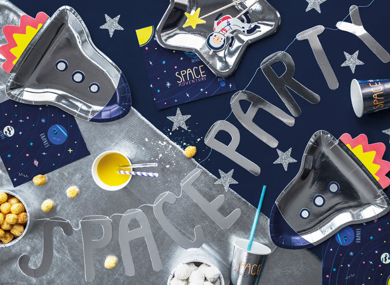 Space Banner - Ralph and Luna Party Shop