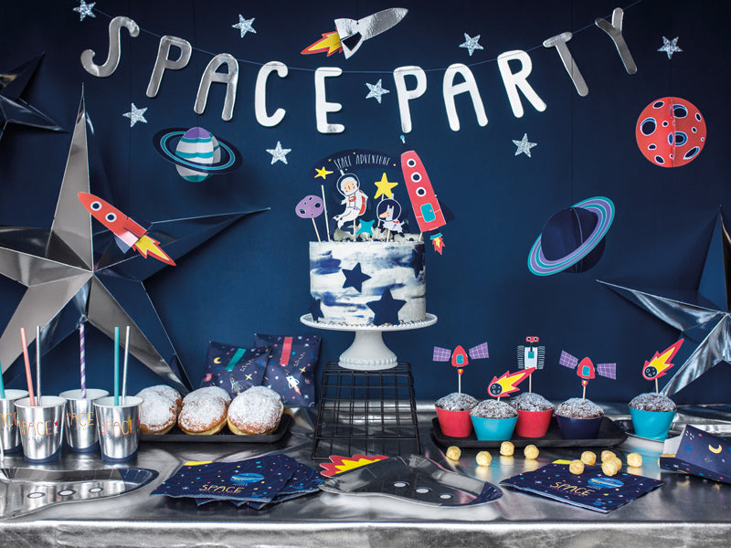 Space Banner - Ralph and Luna Party Shop