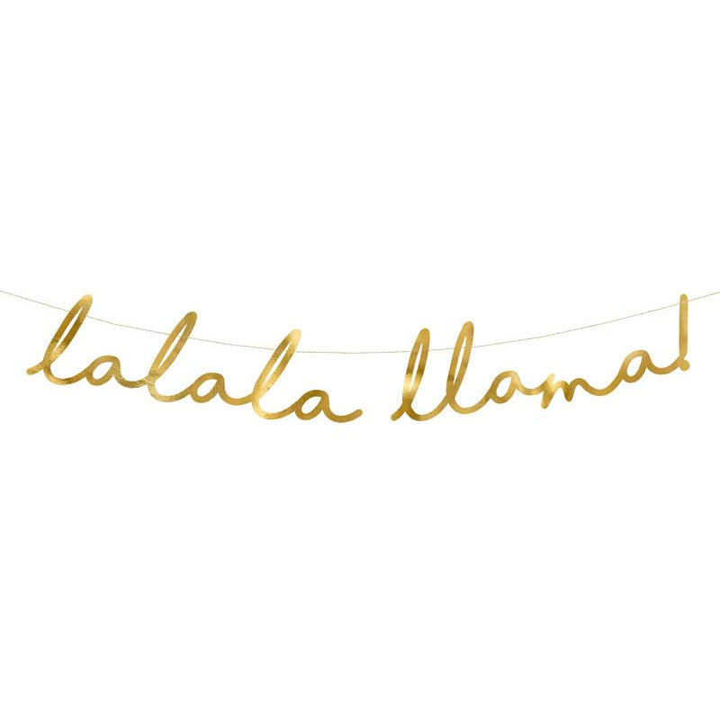 Llama Banner - Ralph and Luna Party Shop