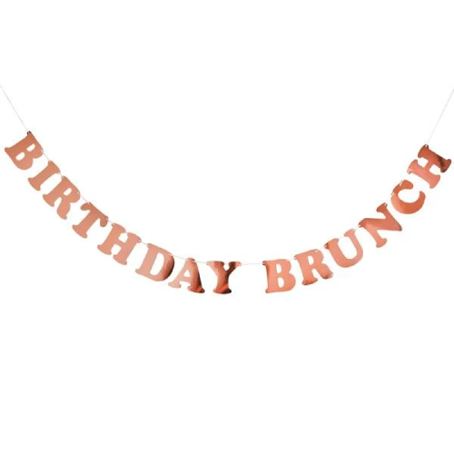 BIRTHDAY BRUNCH BANNER - Ralph and Luna Party Shop