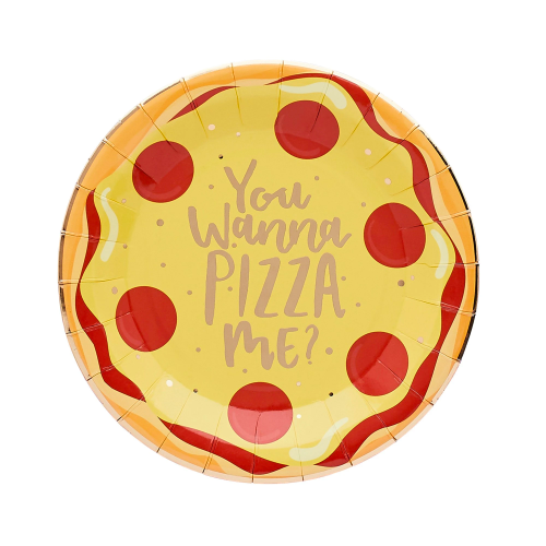 Pizza Paper Plates - Ralph and Luna Party Shop