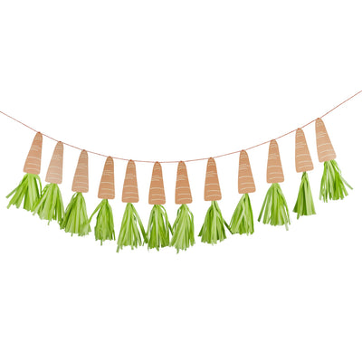 Easter Carrot Tassel Garland - Ralph and Luna Party Shop