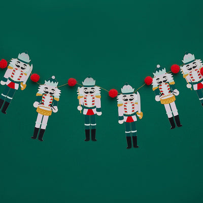 Nutcracker Pom Pom Garland