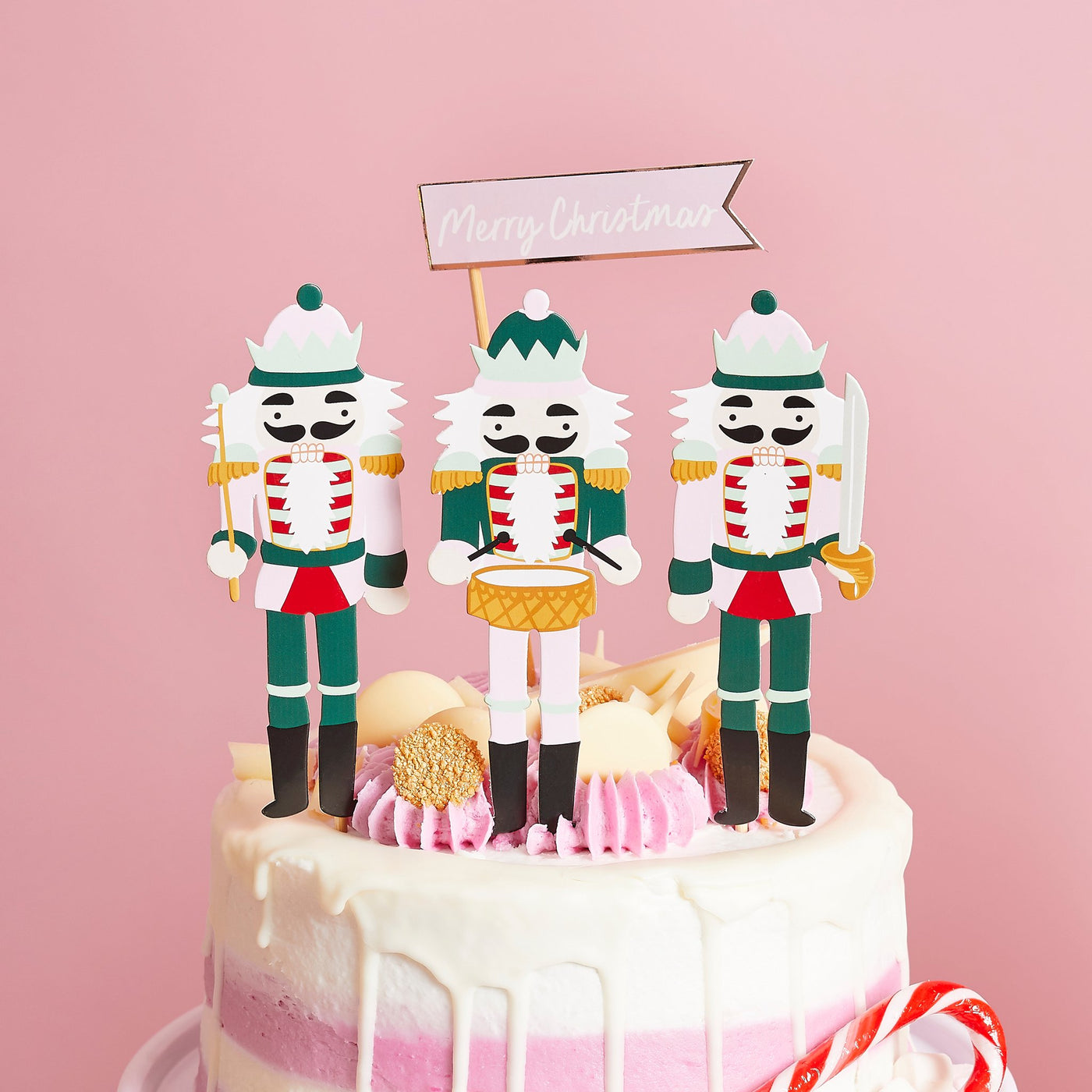 Nutcracker Cake Topper Set