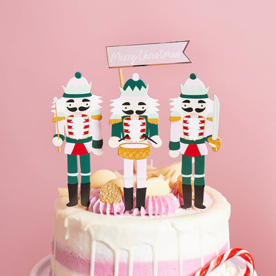 Nutcracker Cake Topper Set