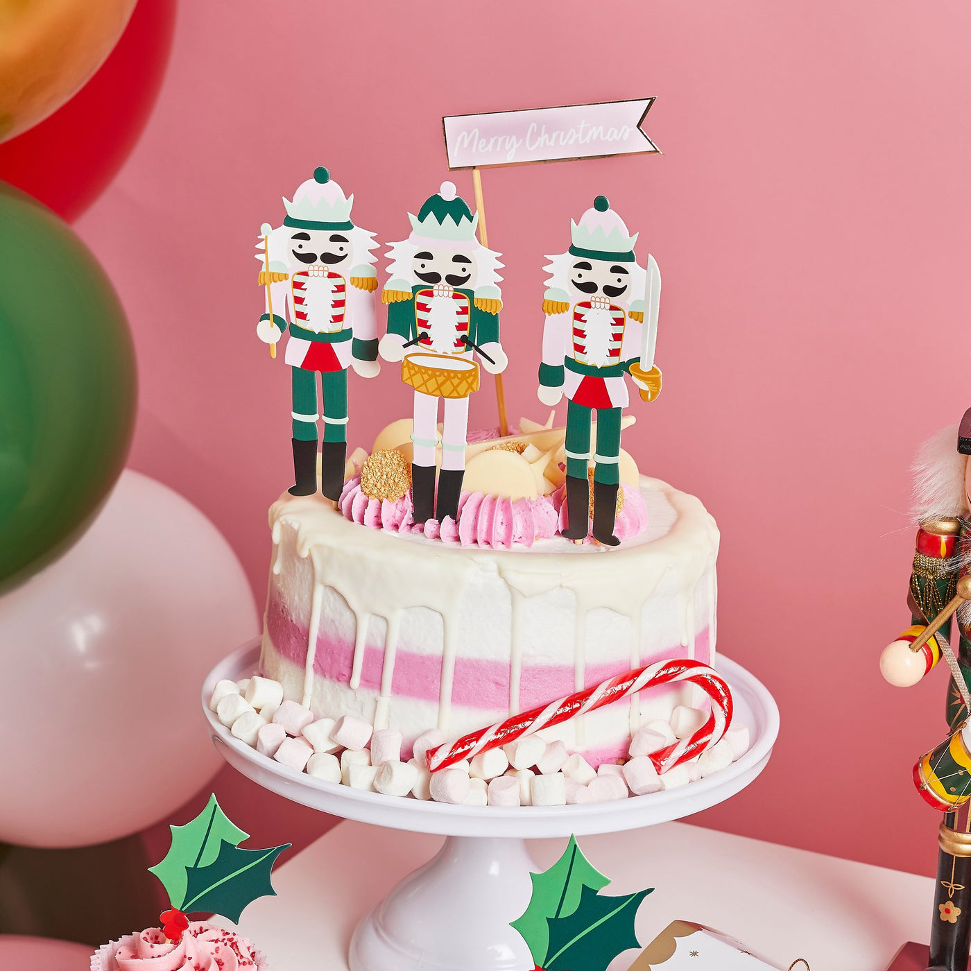 Nutcracker Cake Topper Set