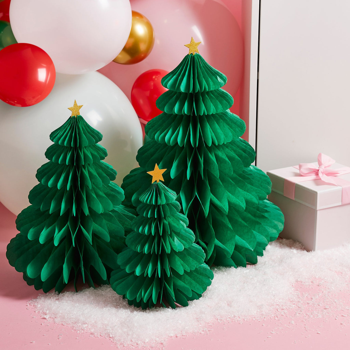 Honeycomb Christmas Trees 3 Pack