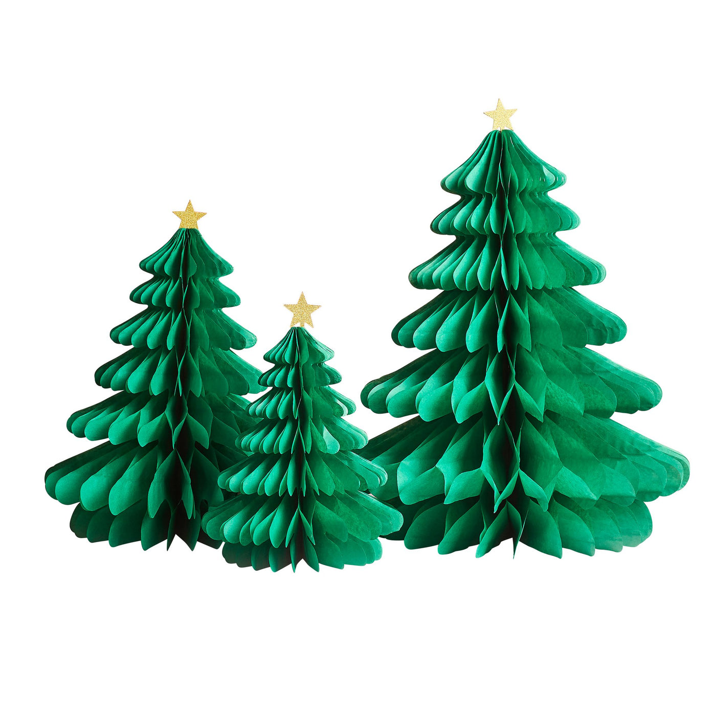 Honeycomb Christmas Trees 3 Pack