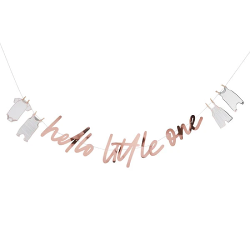 HELLO LITTLE ONE BANNER - Ralph and Luna Party Shop
