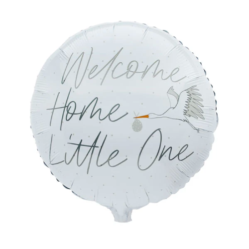 WELCOME LITTLE ONE FOIL BALLOON - Ralph and Luna Party Shop
