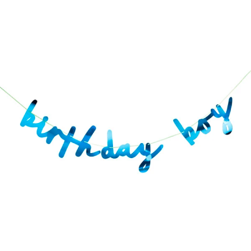 BIRTHDAY BOY BANNER - Ralph and Luna Party Shop