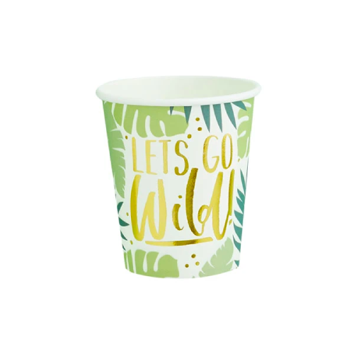 Let's Go Wild Paper Cups - Ralph and Luna Party Shop