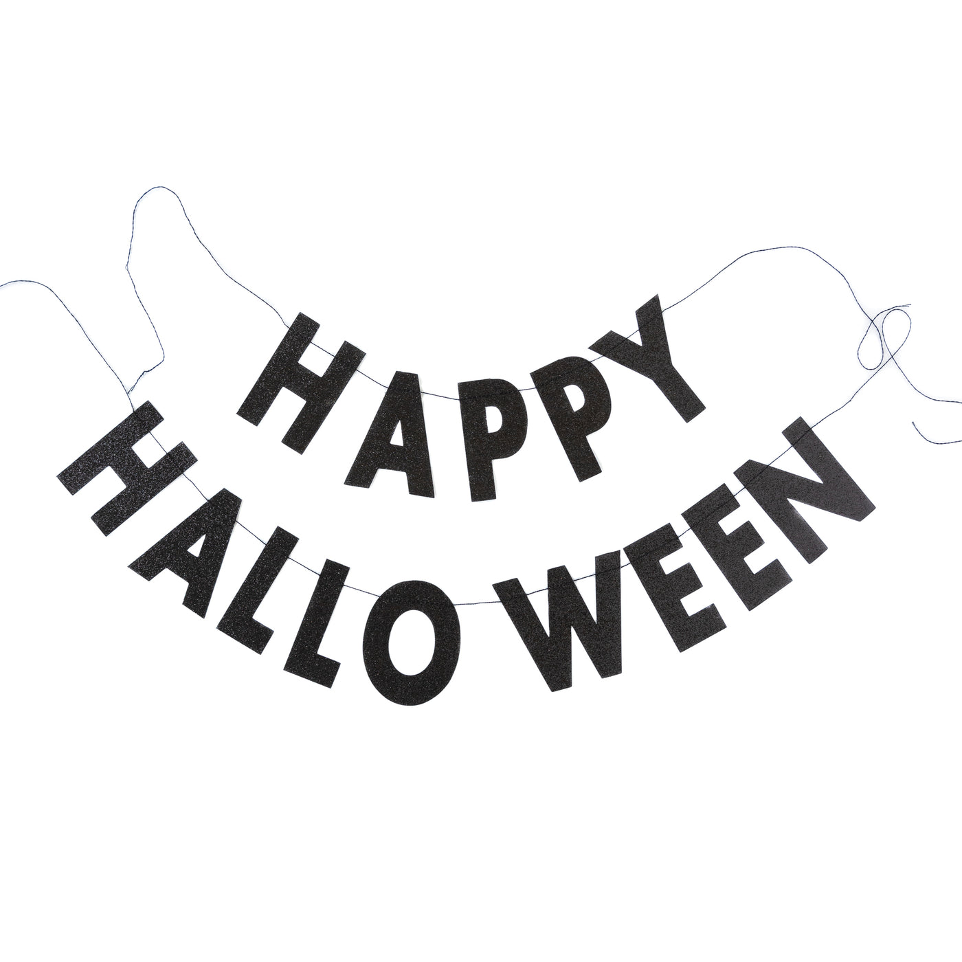 Happy Halloween Glitter Banner
