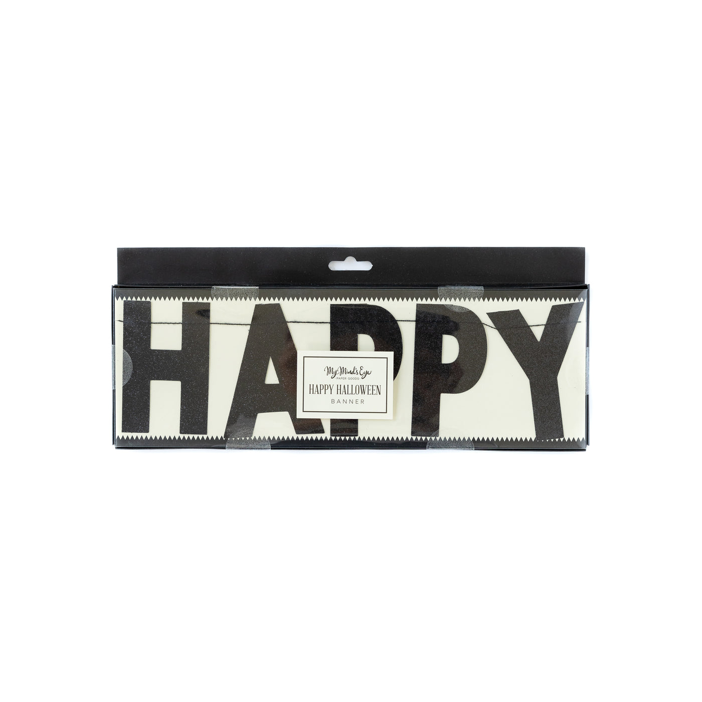 Happy Halloween Glitter Banner