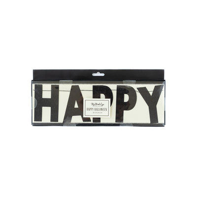 Happy Halloween Glitter Banner