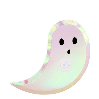 Iridescent Ghost Plates - Ralph and Luna Party Shop