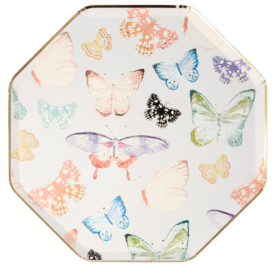 Butterfly Dinner Plates - Ralph and Luna Party Shop