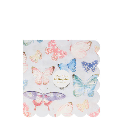 Butterfly Large Napkins - Ralph and Luna Party Shop