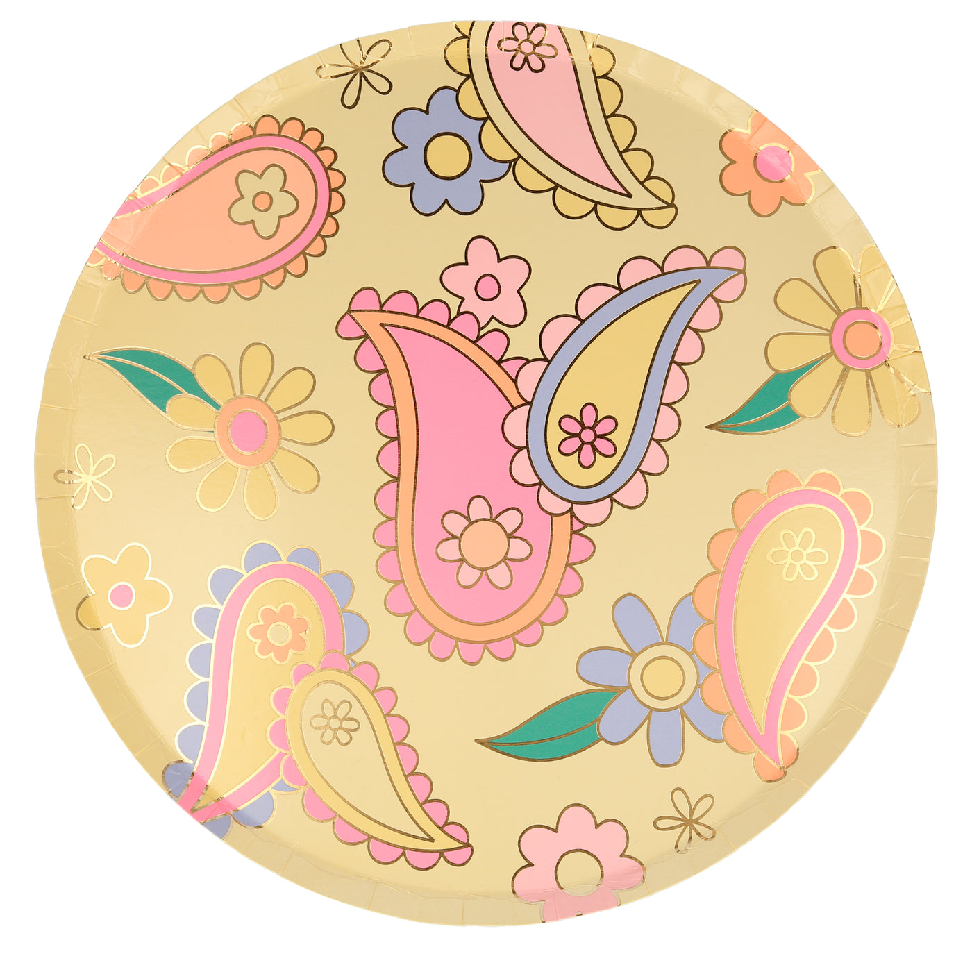 Psychedelic 60s Dinner Plates - Ralph and Luna Party Shop