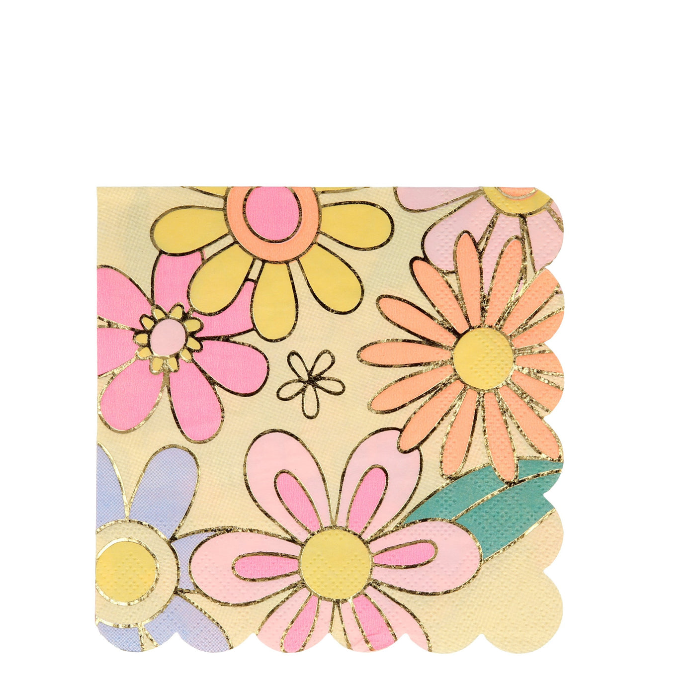 Psychedelic 60s Small Napkins - Ralph and Luna Party Shop