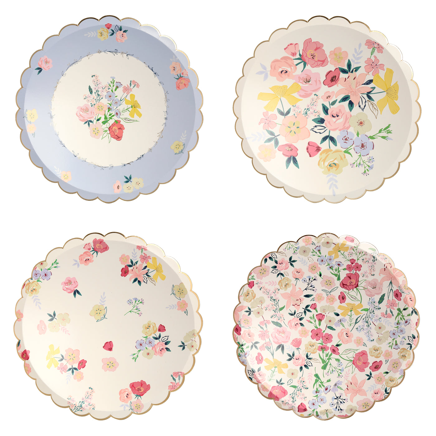 English Garden Dinner Plates - Ralph and Luna Party Shop